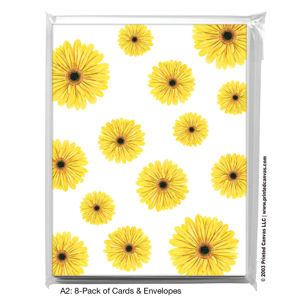 Giant Gerber Bright, Greeting Card (#7415F)