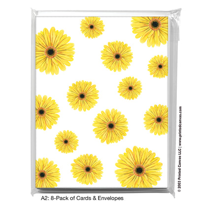 Giant Gerber Bright, Greeting Card (#7415F)