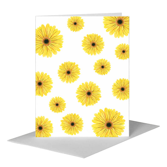 Giant Gerber Bright, Greeting Card (#7415F) A2 Card Front, www.printedcanvas.com
