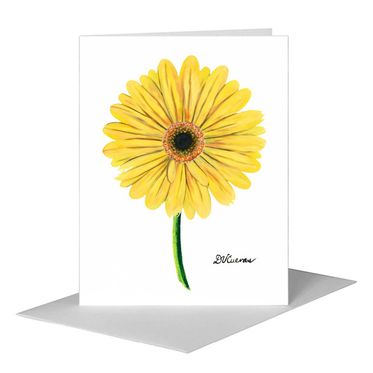 Giant Gerber Bright, Greeting Card (#7415G), A2 Card Front, www.printedcanvas.com