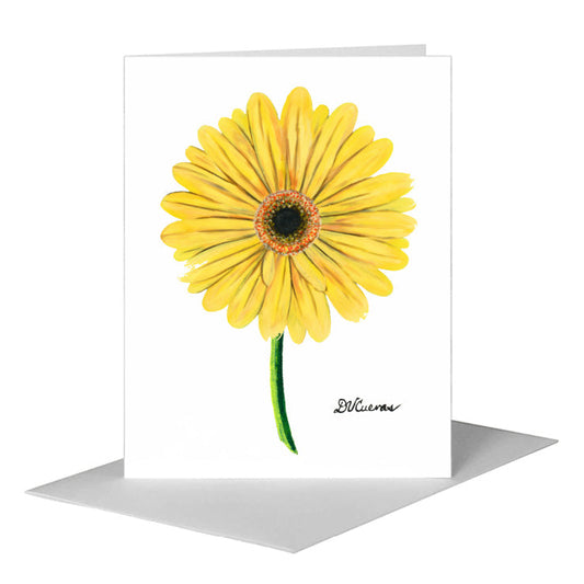 Giant Gerber Bright, Greeting Card (#7415G) A2 Card Front, www.printedcanvas.com