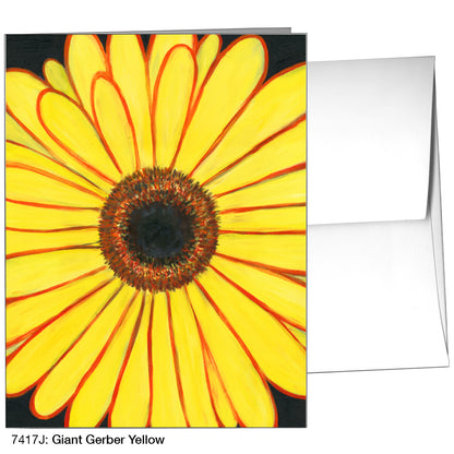 Giant Gerber Yellow, Greeting Card (7417J)