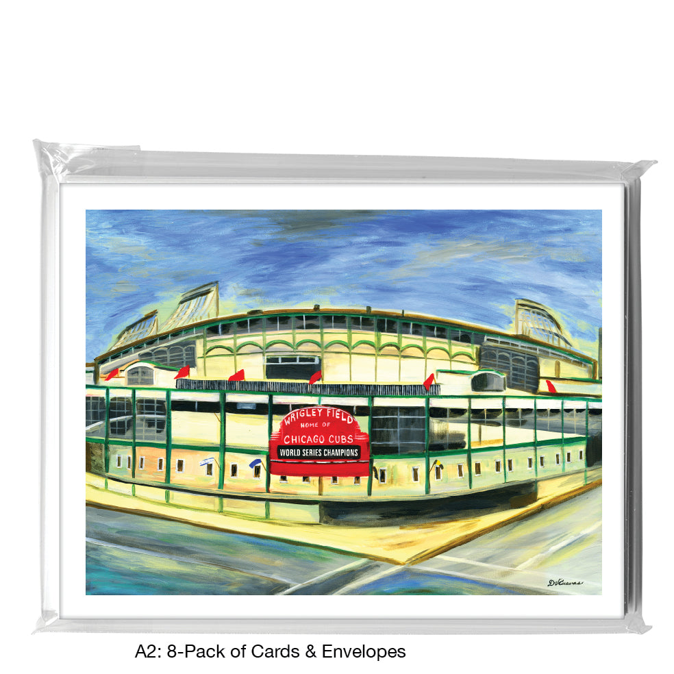 Wrigley Field, Chicago, Greeting Card (7418), A2 8-Pack, printedcanvas.com