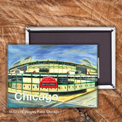 Wrigley Field, Chicago, Magnet (7418)