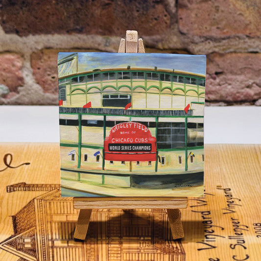 Wrigley Field, Chicago, Mini Artwork (MA-7418A)