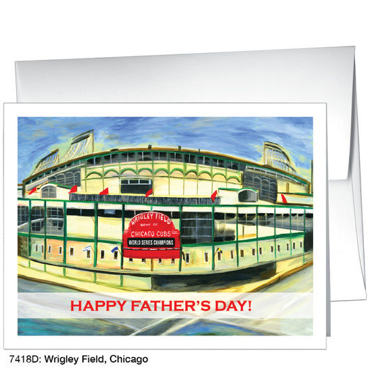 Wrigley Field, Chicago, Greeting Card (7418D)