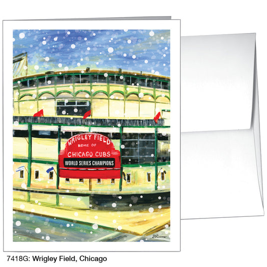 Wrigley Field, Chicago, Greeting Card (7418G), A2, printedcanvas.com