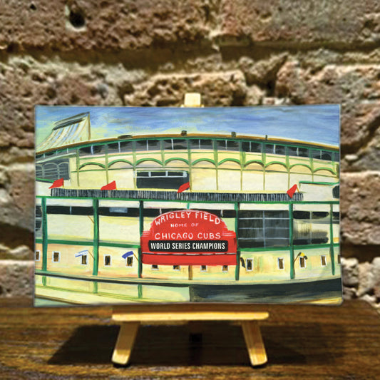 Wrigley Field, Chicago, Mini Artwork (MA-7418H)