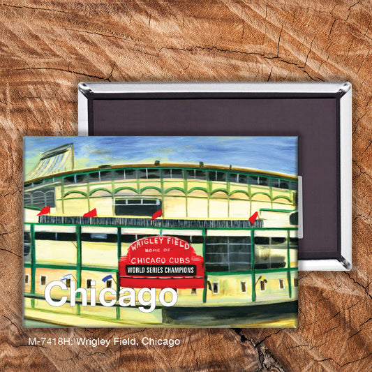 Wrigley Field, Chicago, Magnet (M-7418H)
