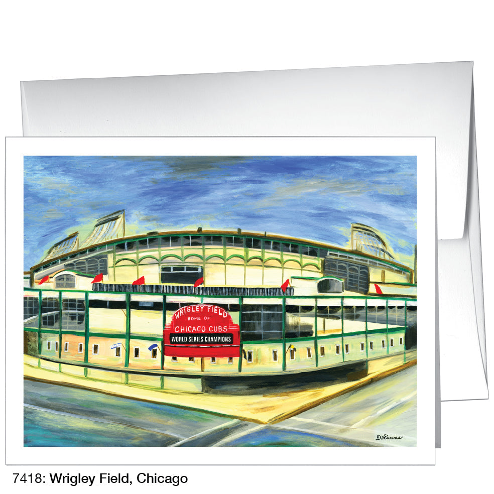 Wrigley Field, Chicago, Greeting Card (7418), A2, printedcanvas.com