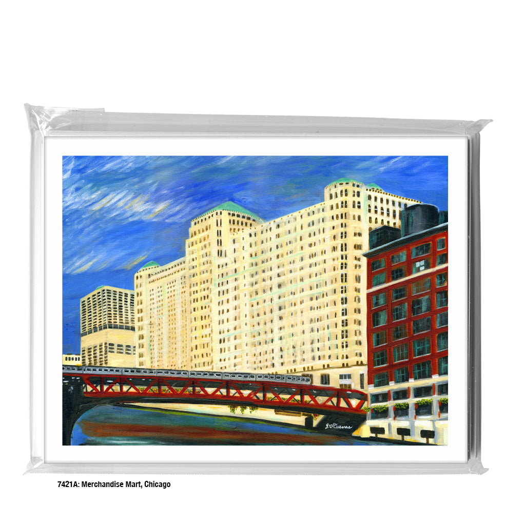 Merchandise Mart, Chicago, Greeting Card (#7421A), 8-Pack, www.printedcanvas.com