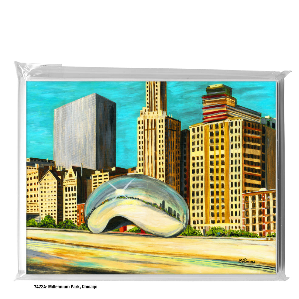 Millennium Park, Chicago, Greeting Card (#7422A)