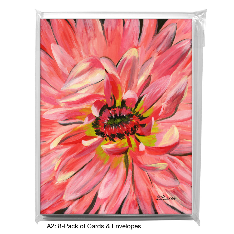 Florist's Chrysanthemum Up-Close, Greeting Card (7424B)