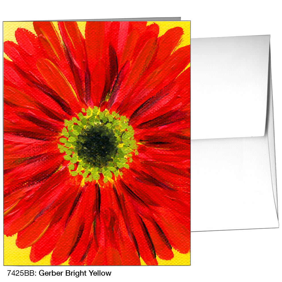 Gerber Bright Yellow, Greeting Card (7425BB)