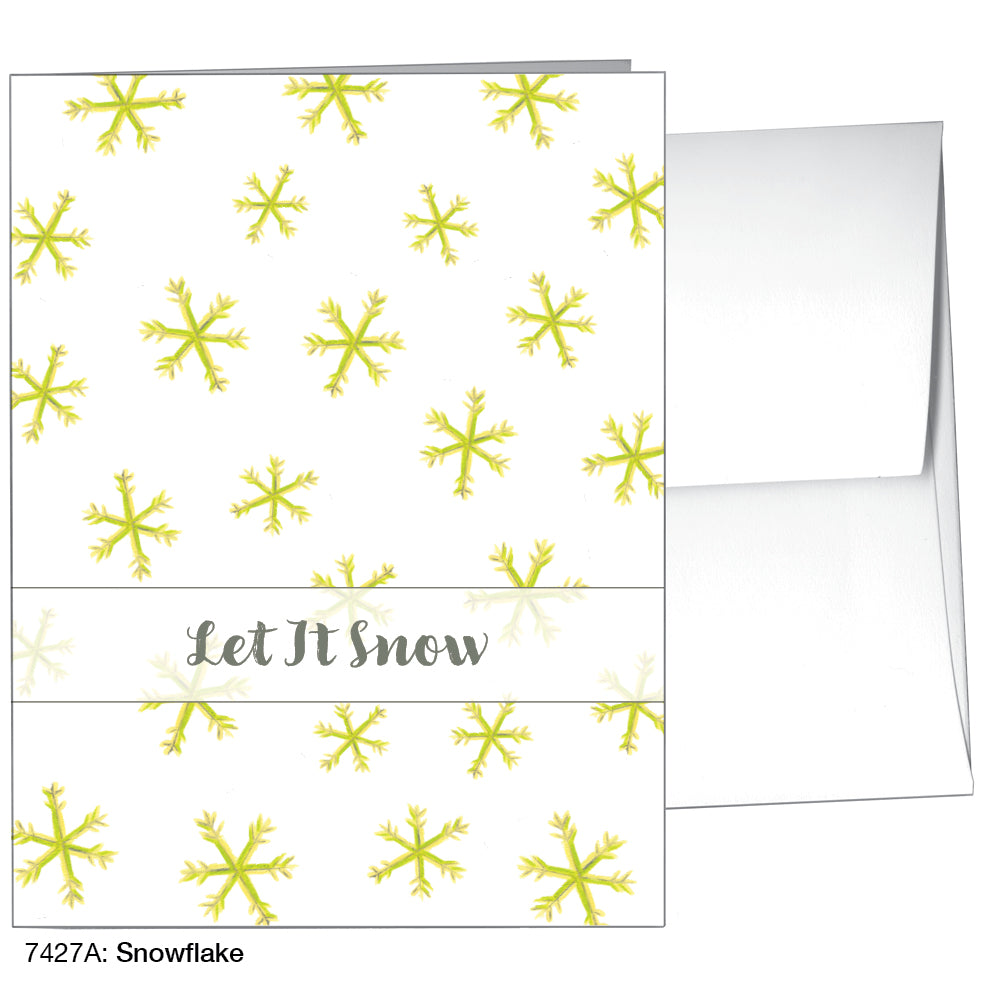 Snowflake, Greeting Card (7427A)