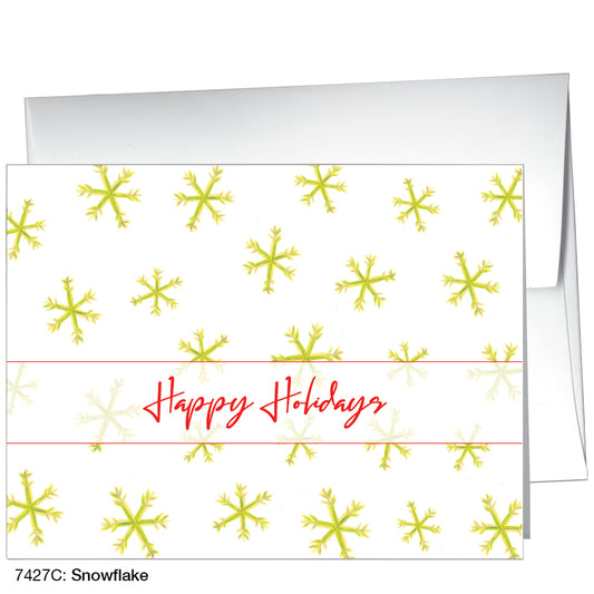 Snowflake, Greeting Card (7427C)