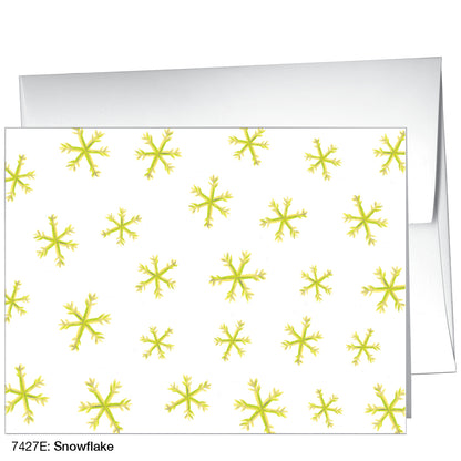 Snowflake, Greeting Card (7427E)