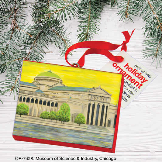 Museum of Science & Industry, Chicago, Ornament (OR-7428), Front, printedcanvas.com