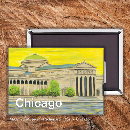 Museum of Science & Industry, Chicago, Magnet (M-7428), Front, printedcanvas.com