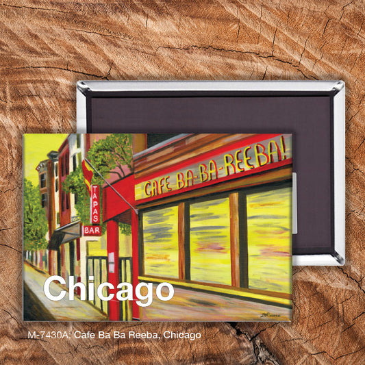 Cafe Ba Ba Reeba, Chicago, Magnet (M-7430A)