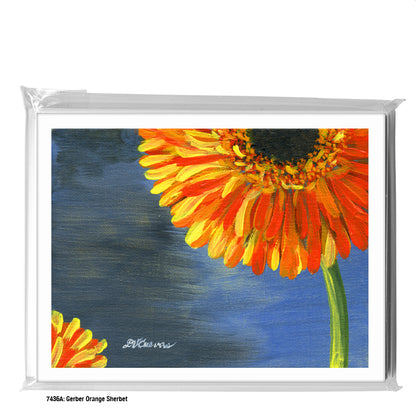 Gerber Orange Sherbet, Greeting Card (#7436A)