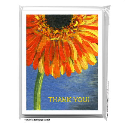 Gerber Orange Sherbet, Greeting Card (#7436AC)