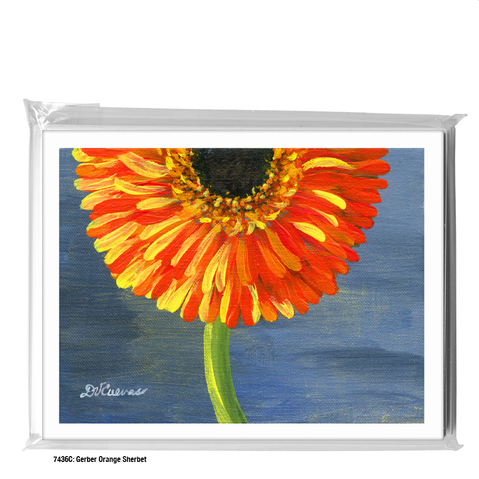 Gerber Orange Sherbet, Greeting Card (#7436C)