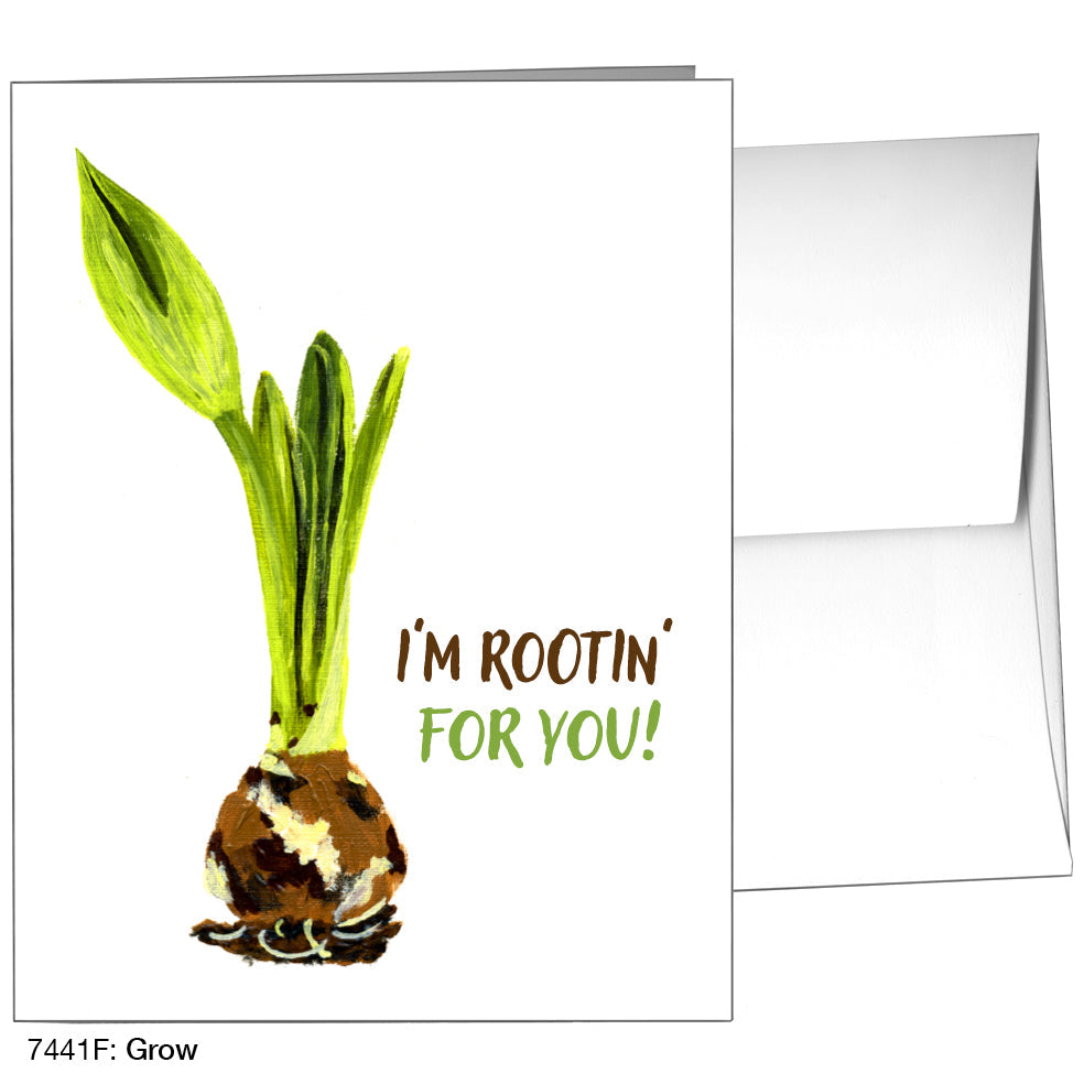 Grow, Greeting Card (7441F), A2, printedcanvas.com