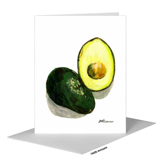 Avocados, Greeting Card (#7442B)