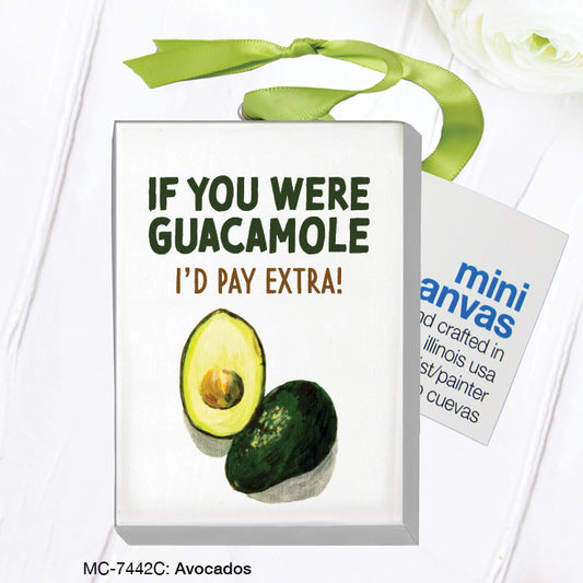 Avocados , Mini Canvas (MC-7442C), Front, printedcanvas.com