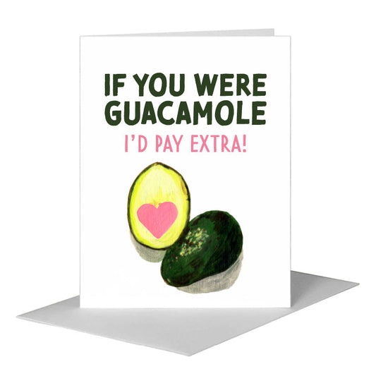 Avocados, Greeting Card (#7442CA) A2 Card Front, www.printedcanvas.com