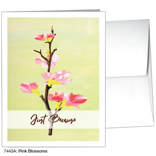 Pink Blossoms, Greeting Card (7443A)