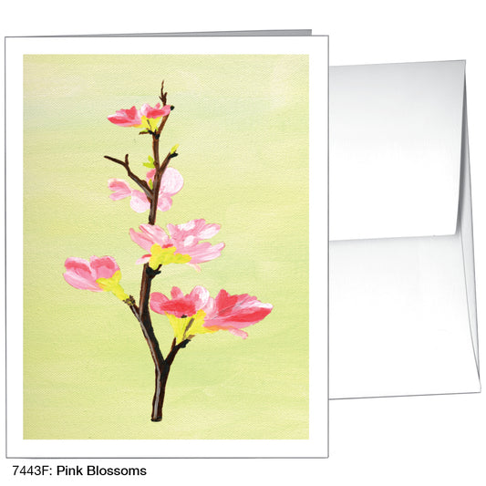 Pink Blossoms, Greeting Card (7443F)