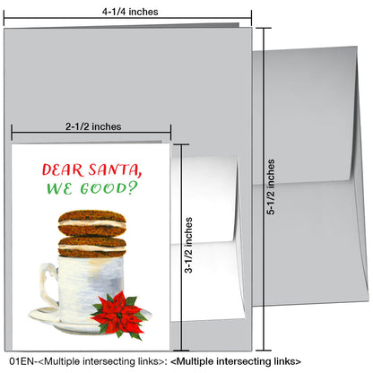 Cookies on Top, Greeting Card (7444B), Enclosure Card, printedcanvas.com
