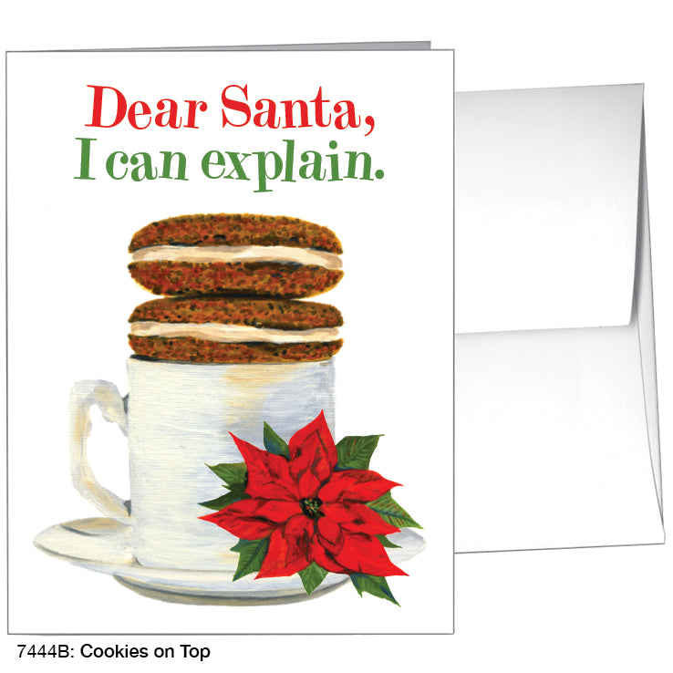 Cookies on Top, Greeting Card (7444B), A2 Card Front, www.printedcanvas.com