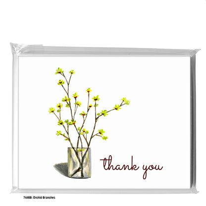 Orchid Branches, Greeting Card (#7446B)