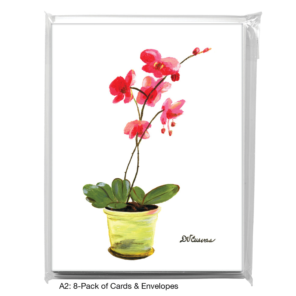 Moth Orchids, Greeting Card (7448), A2 8-Pack, printedcanvas.com