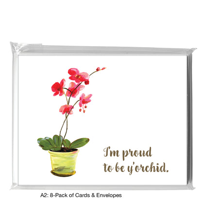 Moth Orchids, Greeting Card (7448E)
