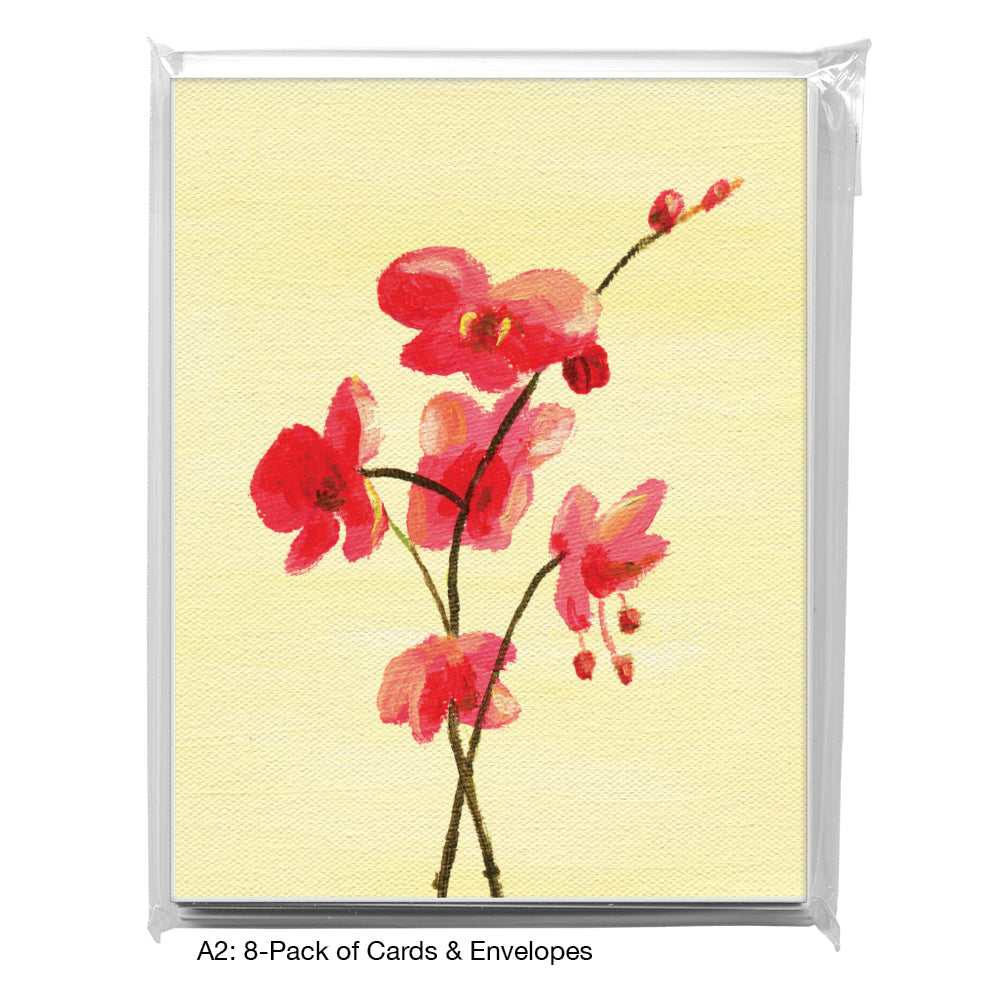 Moth Orchids, Greeting Card (7448H)