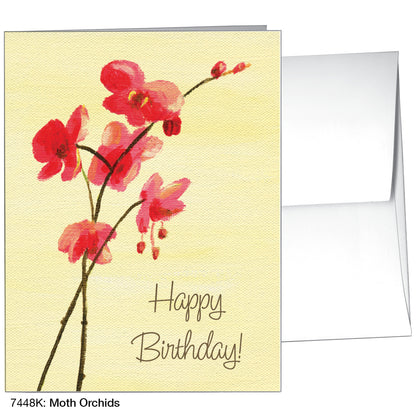 Moth Orchids, Greeting Card (7448K)
