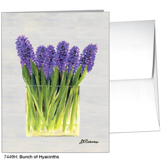 Bunch of Hyacinths, Greeting Card (#7449H), A2 Card, www.printedcanvas.com