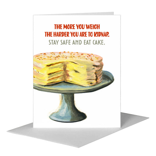 Layers of Buttercream, Greeting Card (#7450AA) A2 Card Front, www.printedcanvas.com