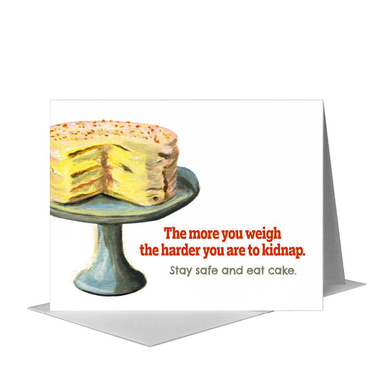 Layers of Buttercream, Greeting Card (#7450A) A2 Card Front, www.printedcanvas.com