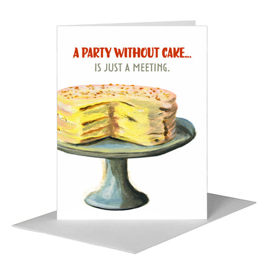 Layers of Buttercream, Greeting Card (#7450GA) A2 Card Front, www.printedcanvas.com