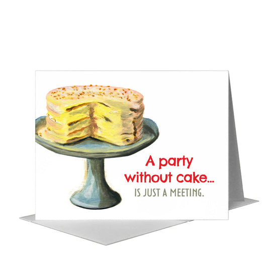 Layers of Buttercream, Greeting Card (#7450G) A2 Card Front, www.printedcanvas.com