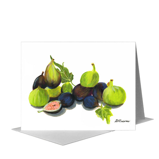Figs, Greeting Card (#7454A) A2 Card Front, www.printedcanvas.com