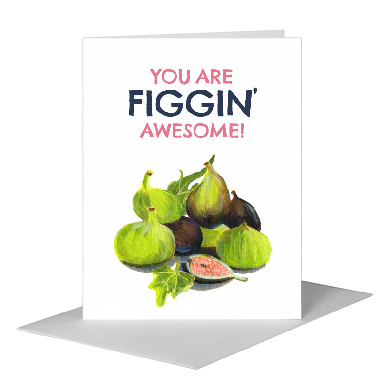 Figs, Greeting Card (#7454B) A2 Card Front, www.printedcanvas.com