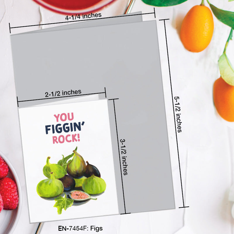 Figs, Greeting Card (7454F), Enclosure, www.printedcanvas.com