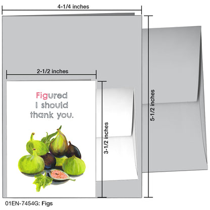 Figs, Greeting Card (7454G)