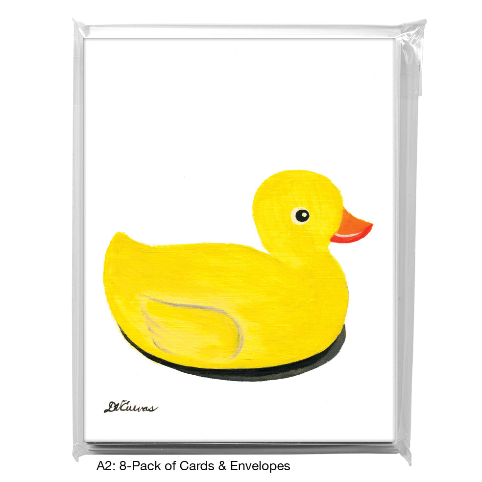 Rubber Ducky, Greeting Card (7457), A2 8-Pack, printedcanvas.com